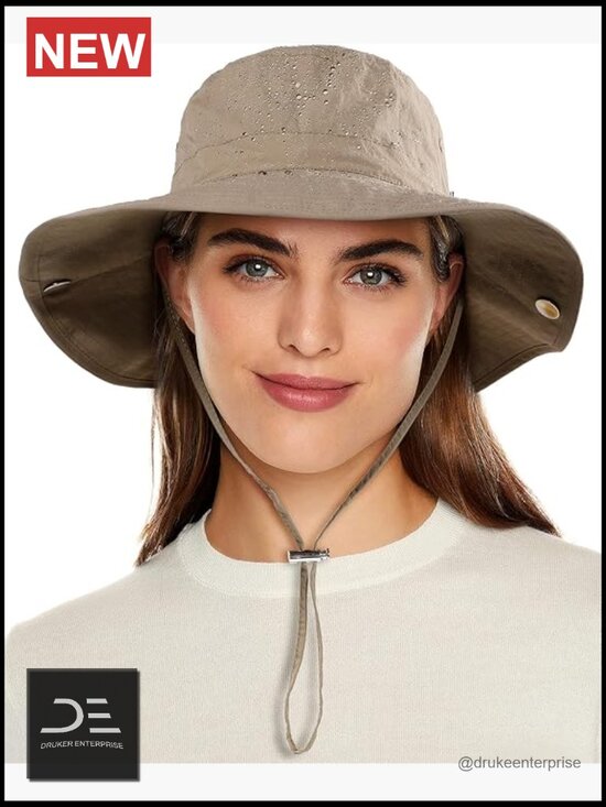 Waterproof Bucket Rain Hat UPF50+ Wide Brim Sun Hat Foldable Floppy Beach Hat main image 6